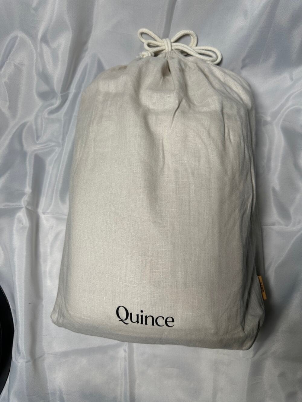 Quince 100% European Linen Queen Sheet Set 4 Piece Natural Flax Brand New